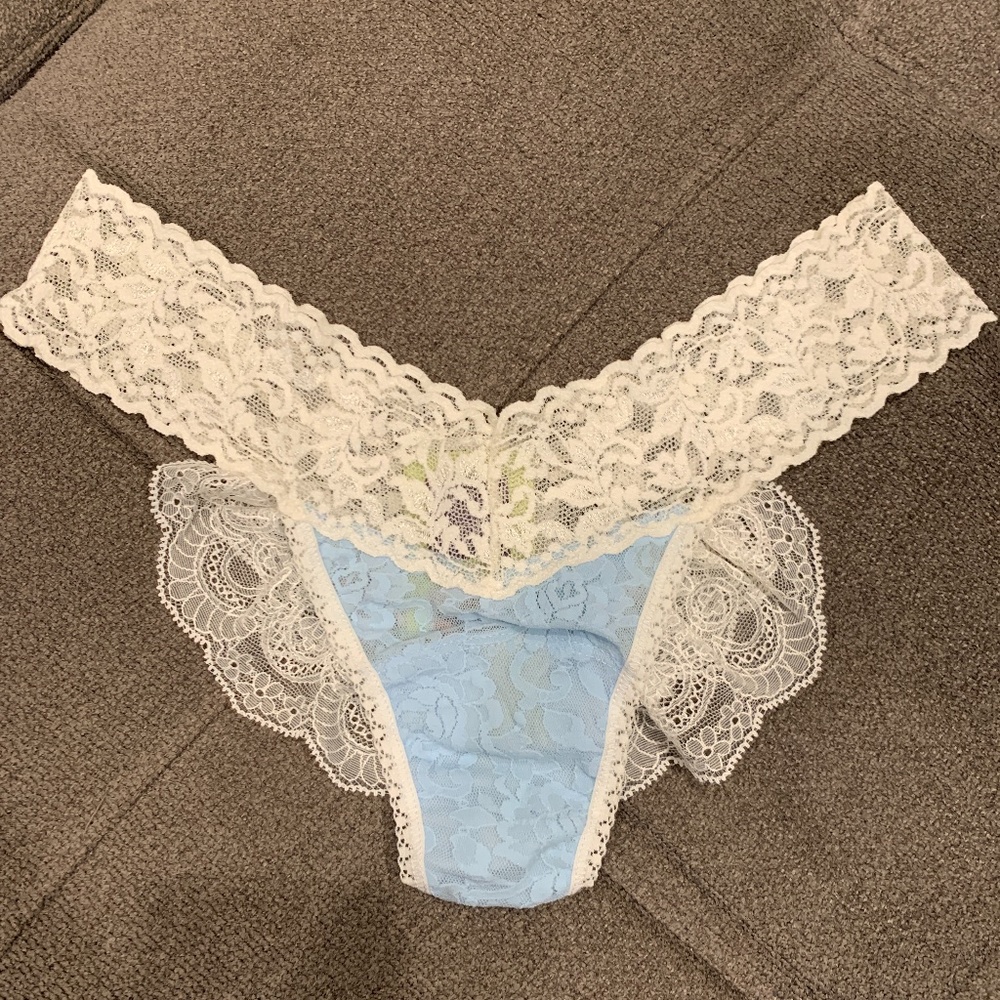 New Hanky Panky bridal thong, (something blue!), one size